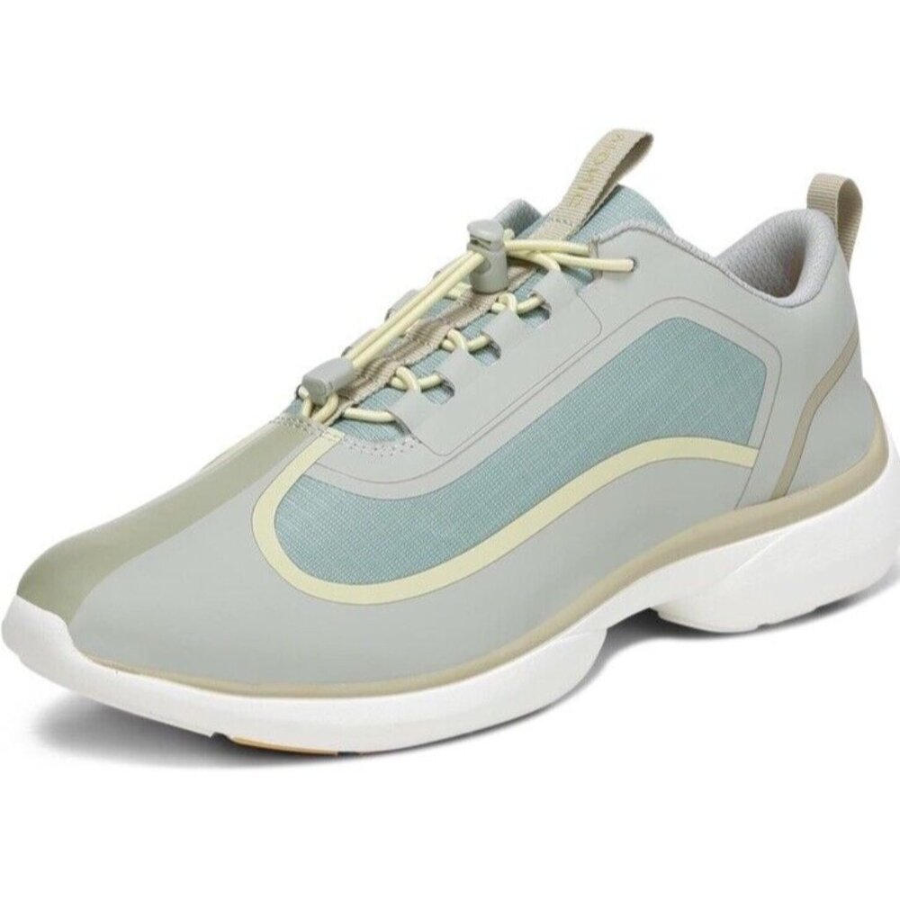 Vionic Guinn Waterproof Walking Sneaker Womens 6.5 Sage Ripstop Arch Support New
